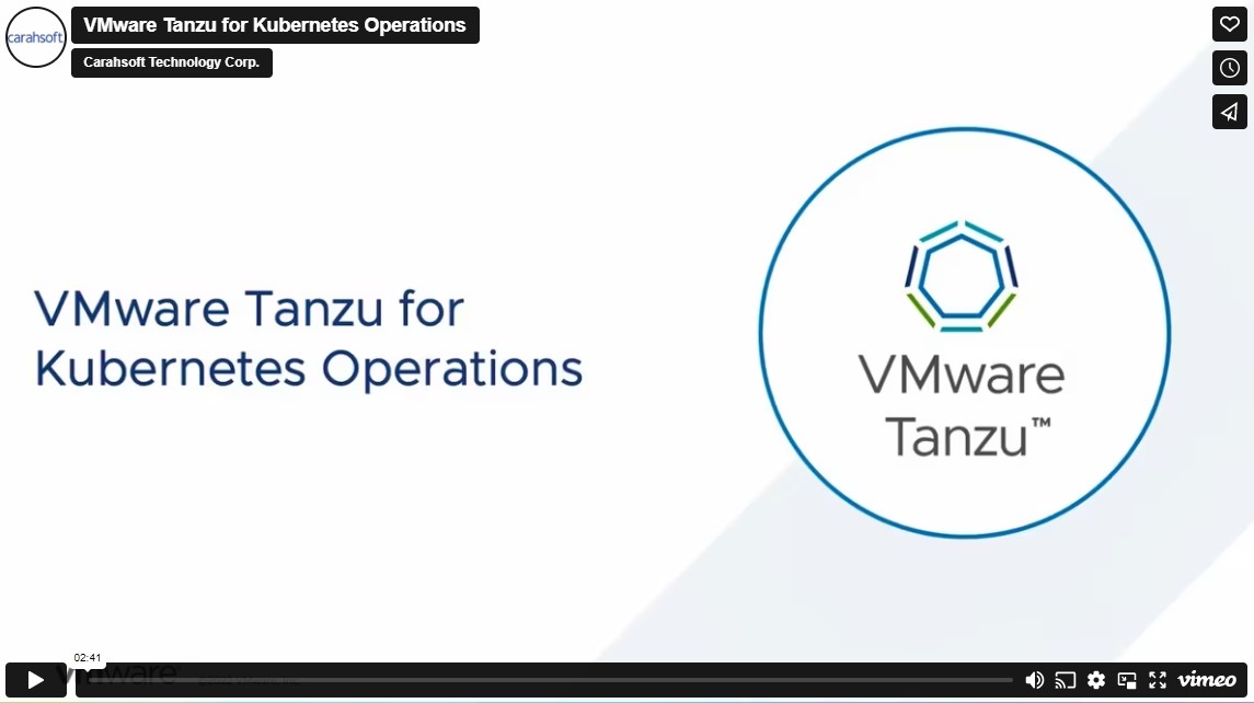 VMware Tanzu for Kubernetes Operations